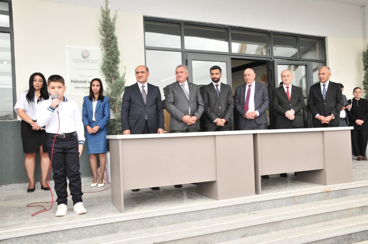 Abşeron rayonunda yeni məktəblərin açılışları olub - FOTOLAR