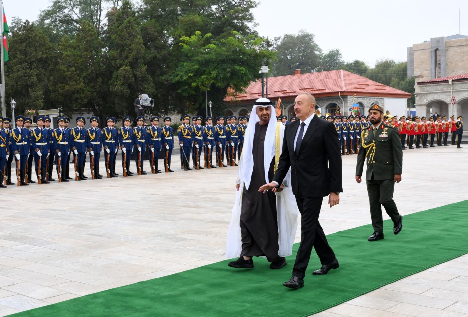 Şuşada rəsmi qarşılanma mərasimi olub - FOTOLAR