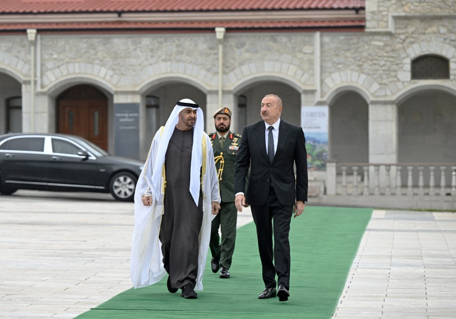 Şuşada rəsmi qarşılanma mərasimi olub - FOTOLAR