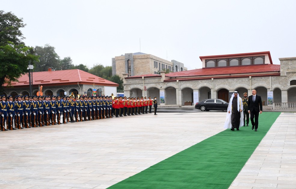 Şuşada rəsmi qarşılanma mərasimi olub - FOTOLAR