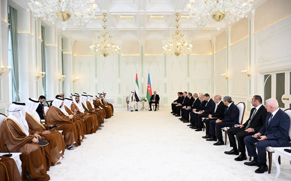 Liderlərin geniş tərkibdə görüşü oldu - FOTOLAR (YENİLƏNİB)