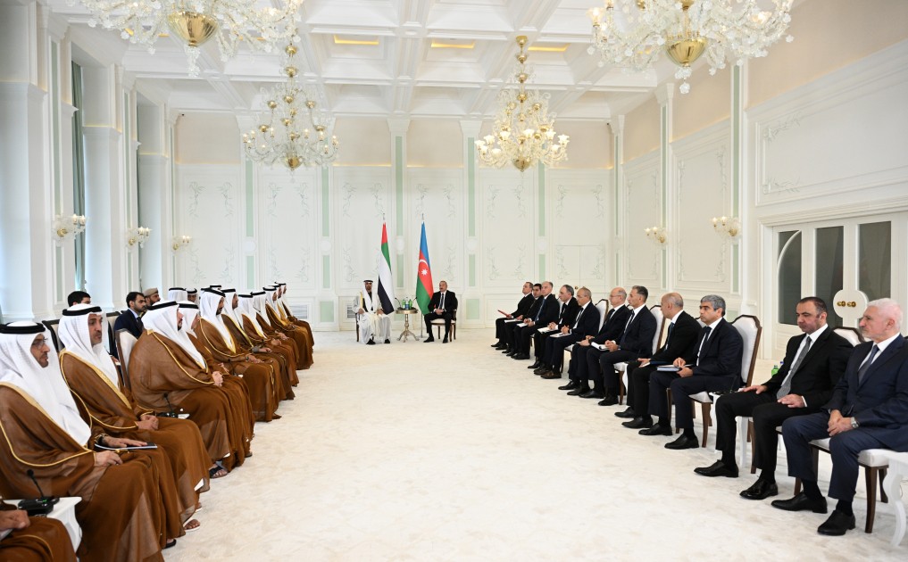 Liderlərin geniş tərkibdə görüşü oldu - FOTOLAR (YENİLƏNİB)