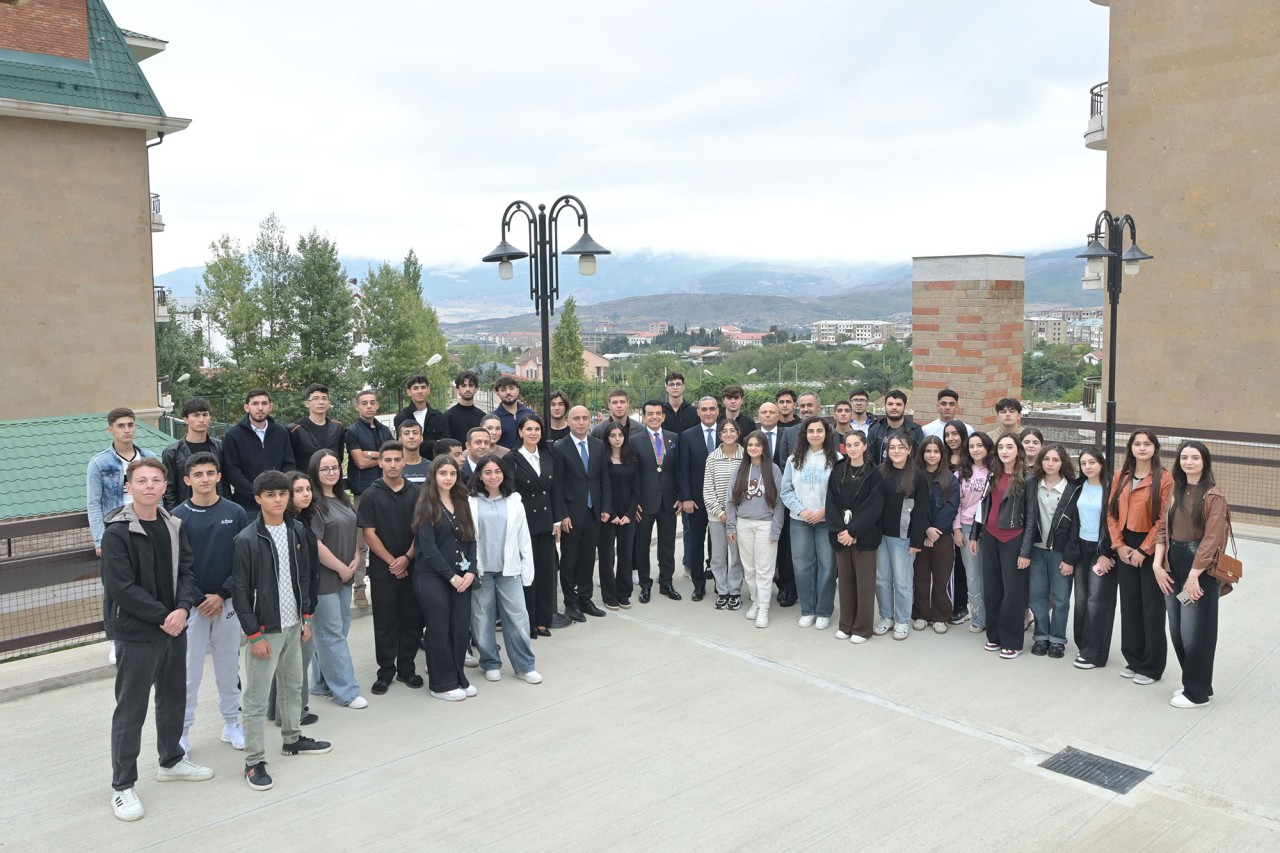 Nazirlə ICESCO-nun Baş direktoru Şuşa məktəbi və Qarabağ Universitetində - FOTOLAR