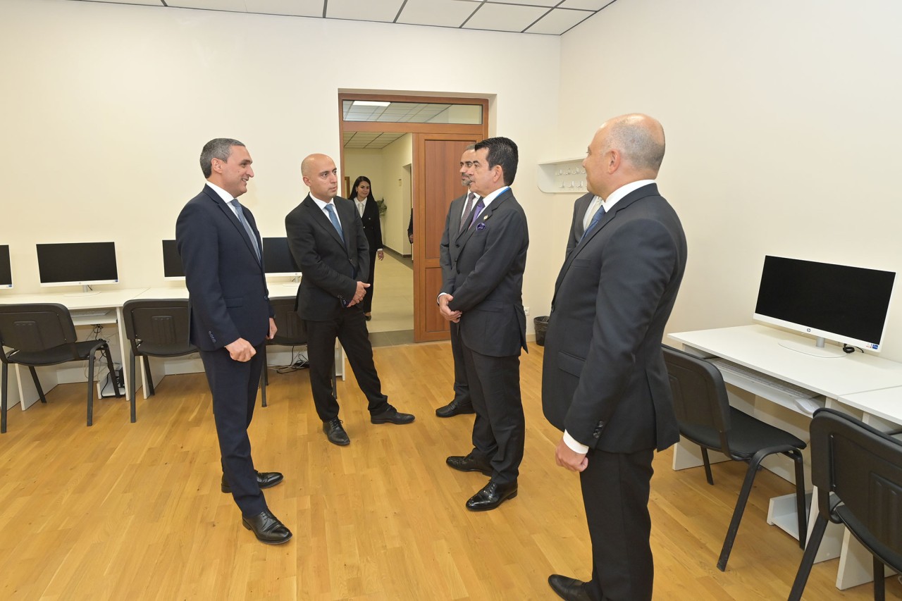 Nazirlə ICESCO-nun Baş direktoru Şuşa məktəbi və Qarabağ Universitetində - FOTOLAR