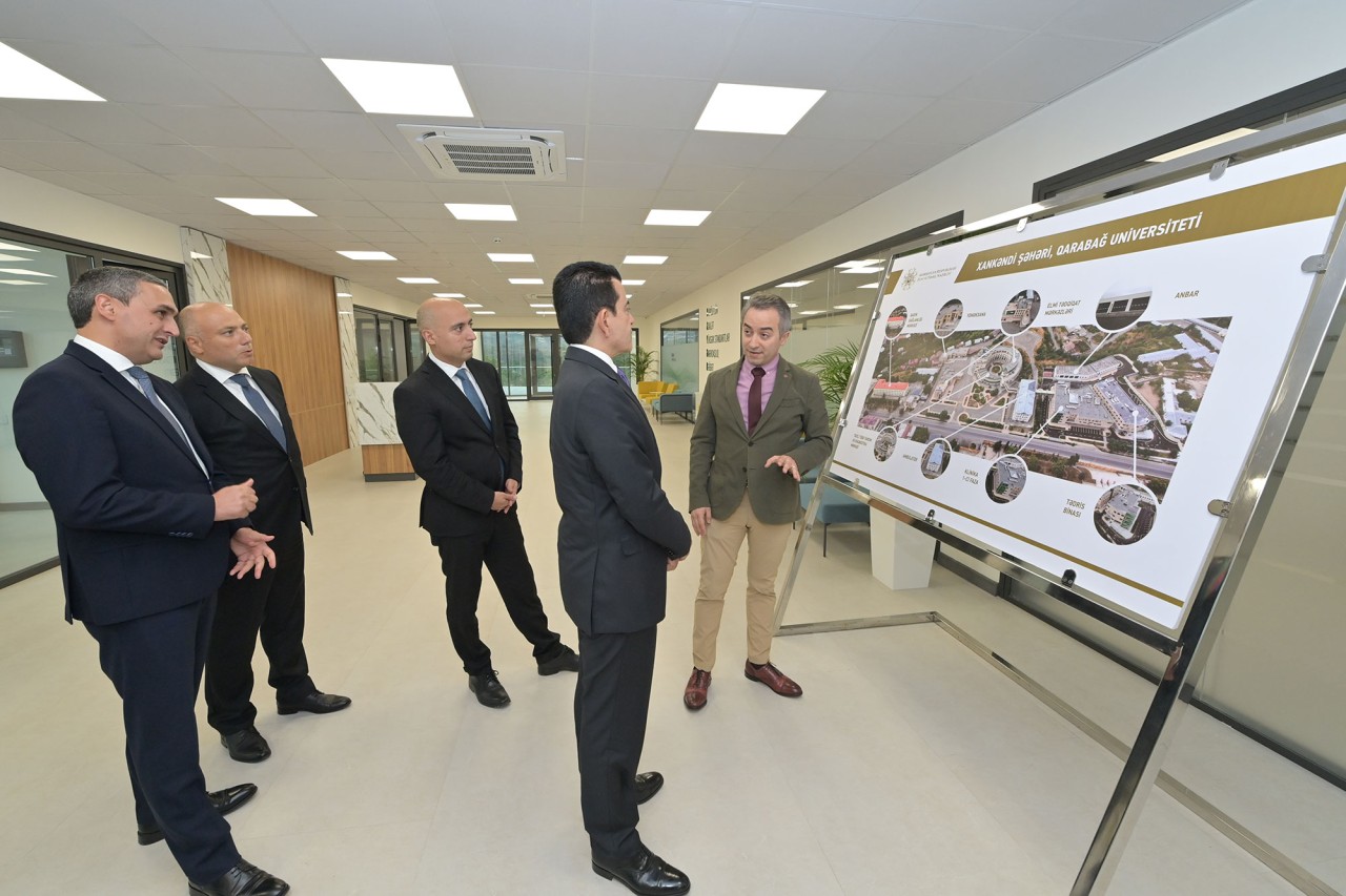 Nazirlə ICESCO-nun Baş direktoru Şuşa məktəbi və Qarabağ Universitetində - FOTOLAR