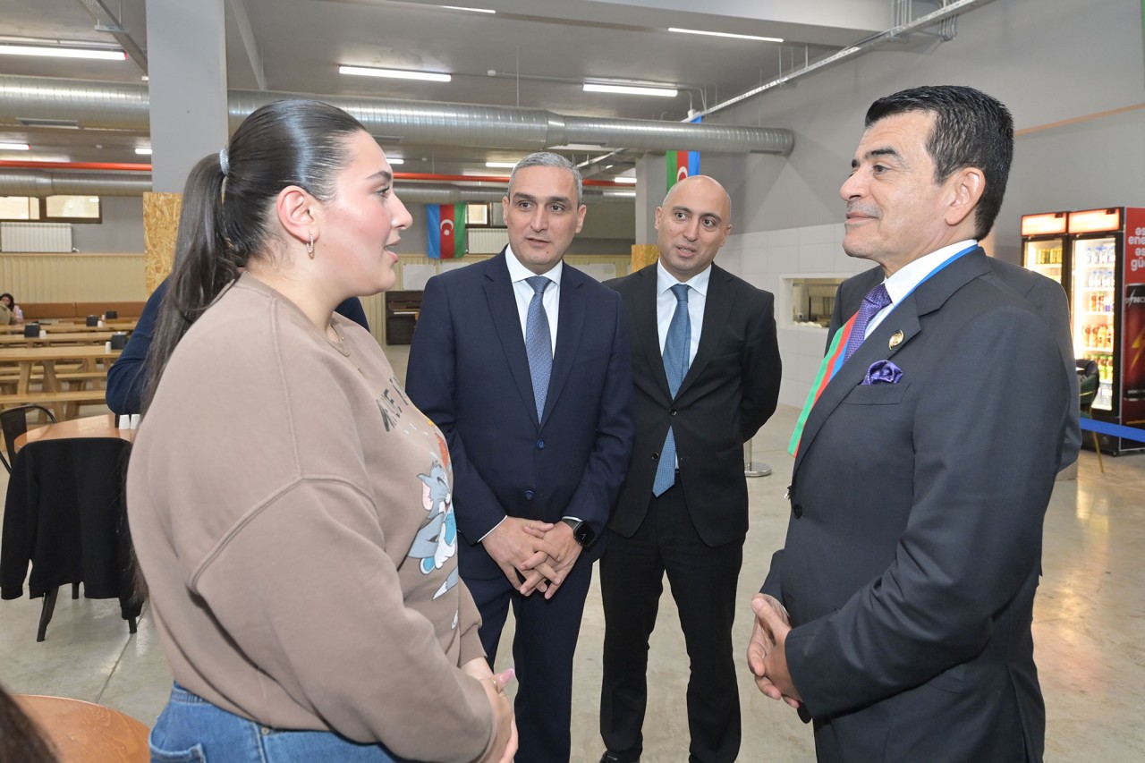 Nazirlə ICESCO-nun Baş direktoru Şuşa məktəbi və Qarabağ Universitetində - FOTOLAR