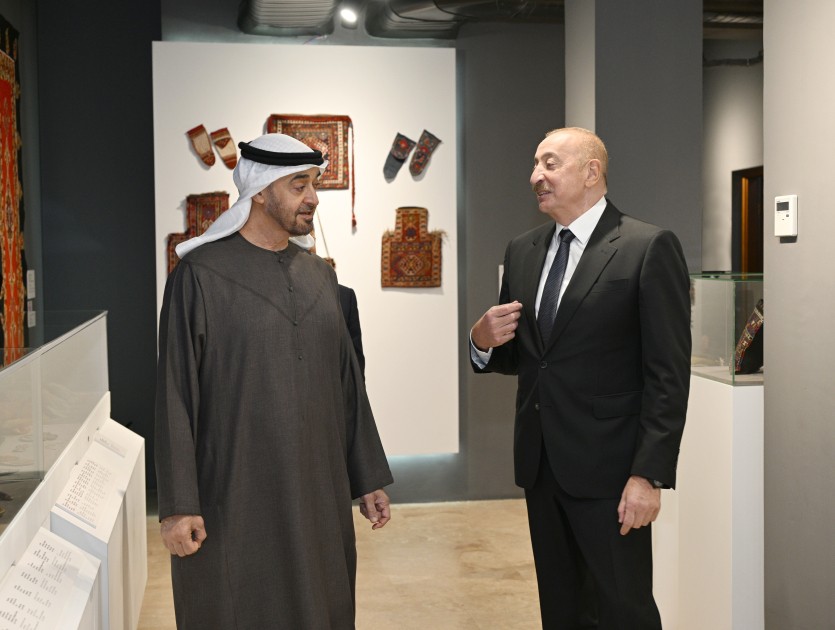 Prezidentlər Milli Xalça Muzeyinin Şuşa filialında - FOTOLAR