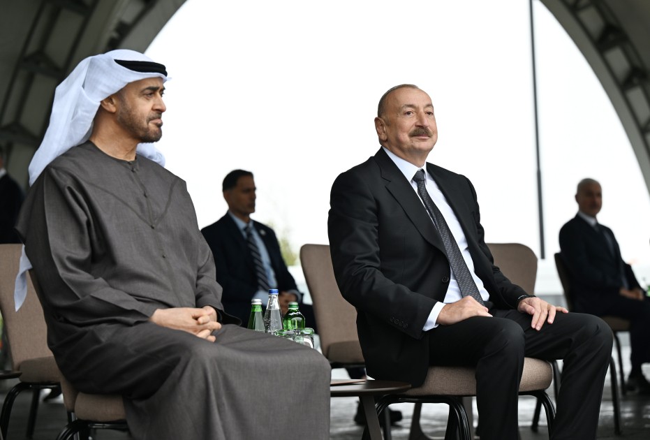 Liderlər Cıdır düzündə Qarabağ atlarının şousunu izlədilər - FOTOLAR