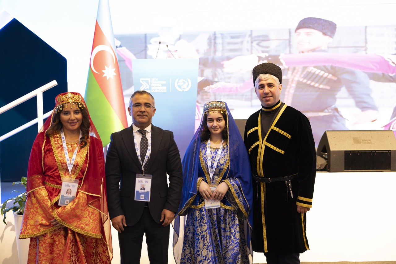 Nümayəndələrimiz Dubayda beynəlxalq tədbirdə iştirak edib - FOTOLAR