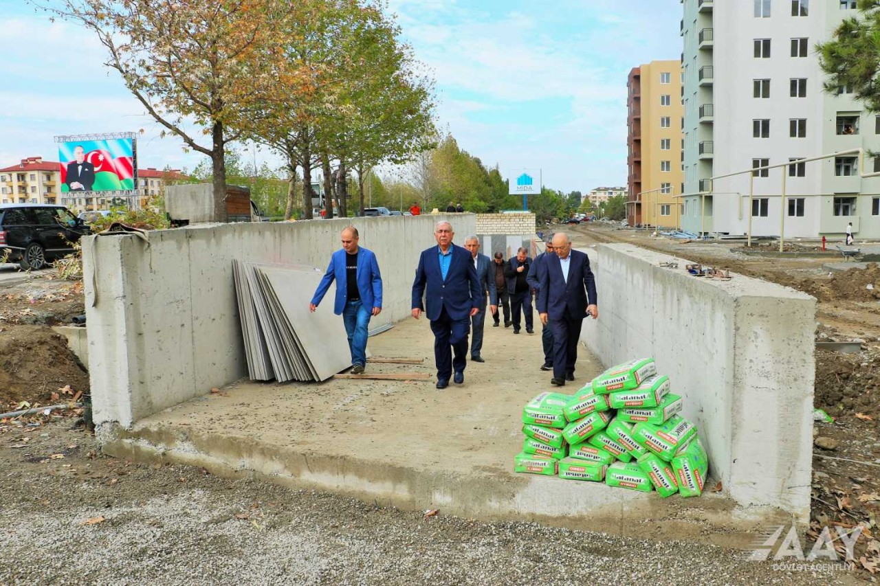 AAYDA sədri Xocalıda icra edilən yol layihələrinə baxış keçirdi - FOTOLAR