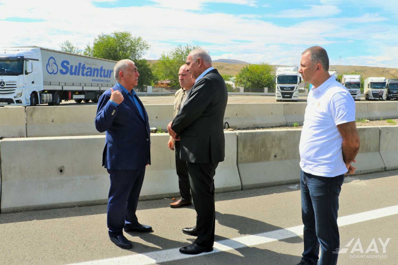AAYDA sədri Xocalıda icra edilən yol layihələrinə baxış keçirdi - FOTOLAR