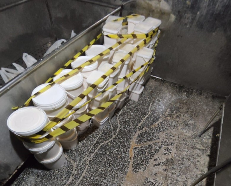 Süd məhsullarının emalı müəssisəsi qanunsuz işləyirmiş - FOTOLAR