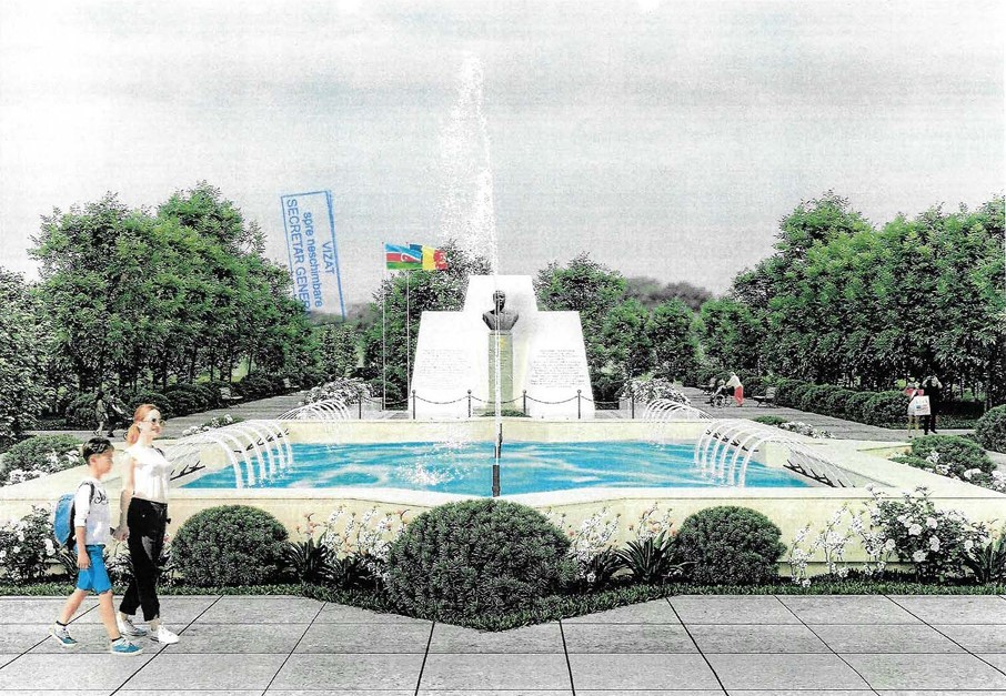 Buxarestdə “Heydər Əliyev” xiyabanı yenidən qurulacaq - FOTOLAR