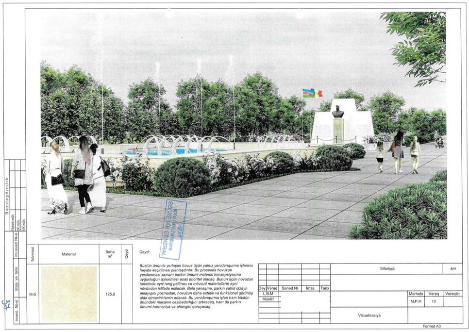 Buxarestdə “Heydər Əliyev” xiyabanı yenidən qurulacaq - FOTOLAR