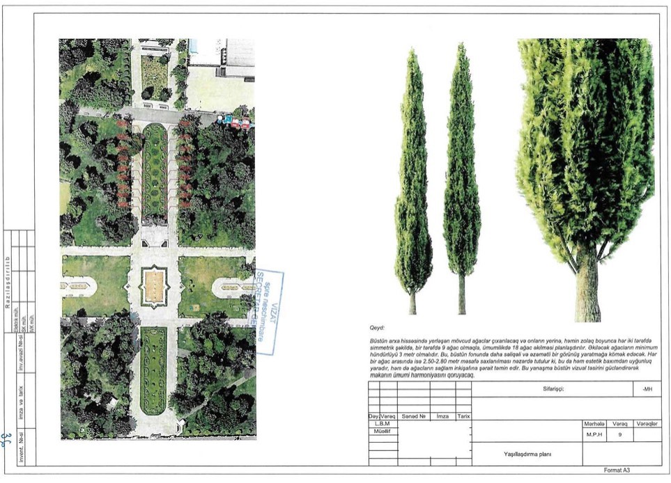 Buxarestdə “Heydər Əliyev” xiyabanı yenidən qurulacaq - FOTOLAR