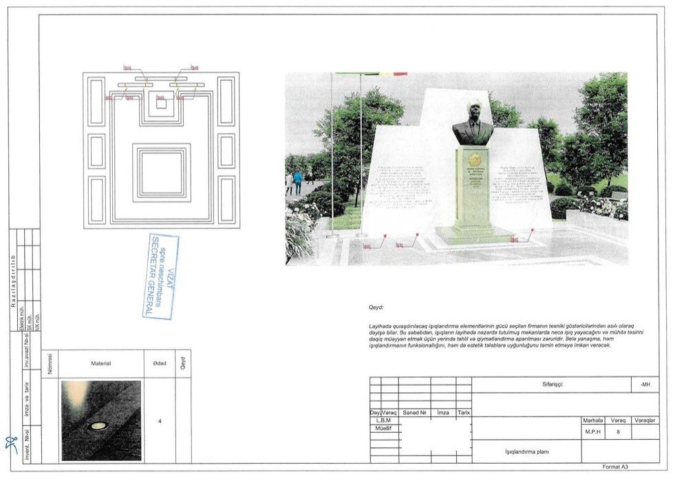 Buxarestdə “Heydər Əliyev” xiyabanı yenidən qurulacaq - FOTOLAR