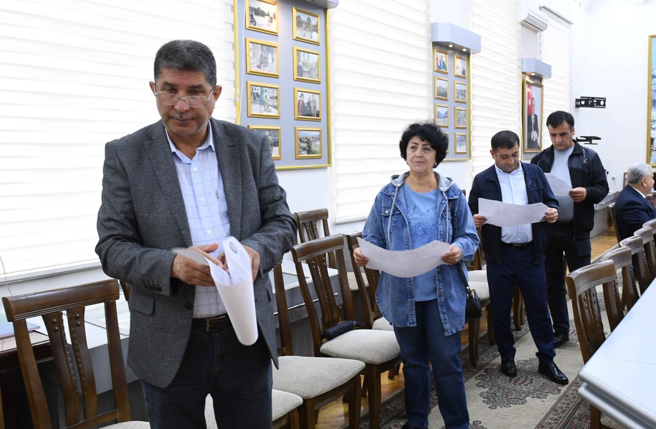 Dövlət Komitəsi yanında İctimai Şuraya seçkilər keçirilib - FOTOLAR