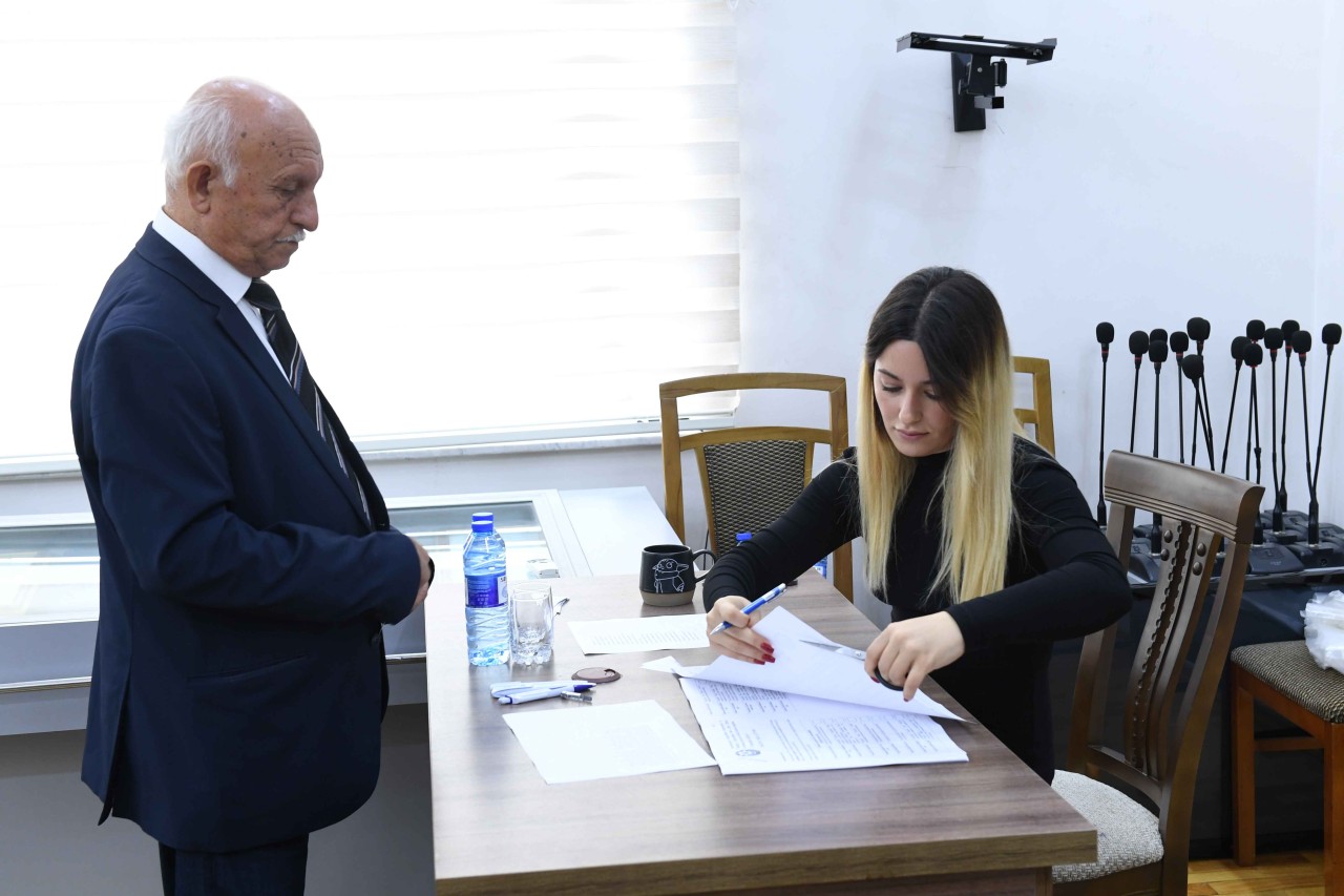 Dövlət Komitəsi yanında İctimai Şuraya seçkilər keçirilib - FOTOLAR