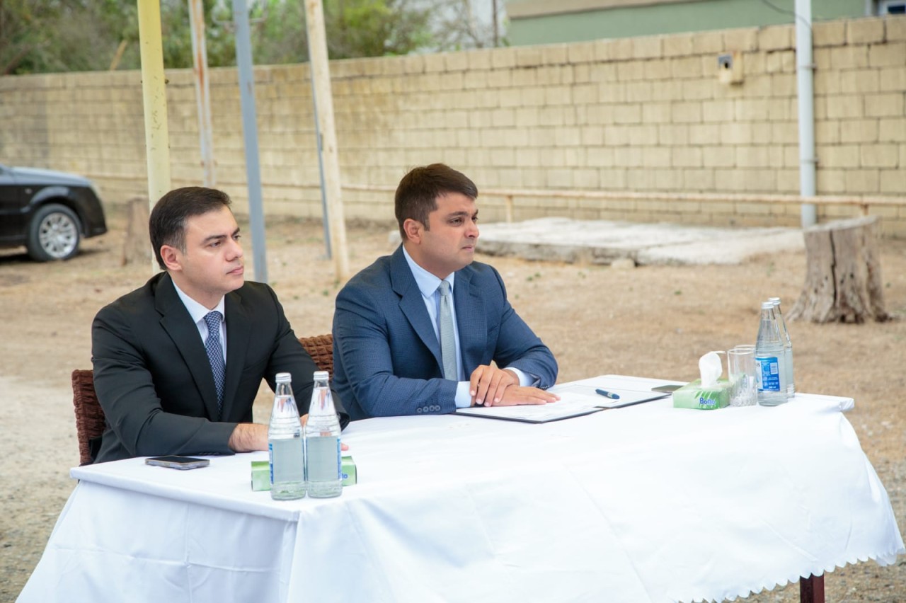 Neftçalanın icra başçısı səyyar görüş keçirib - FOTOLAR