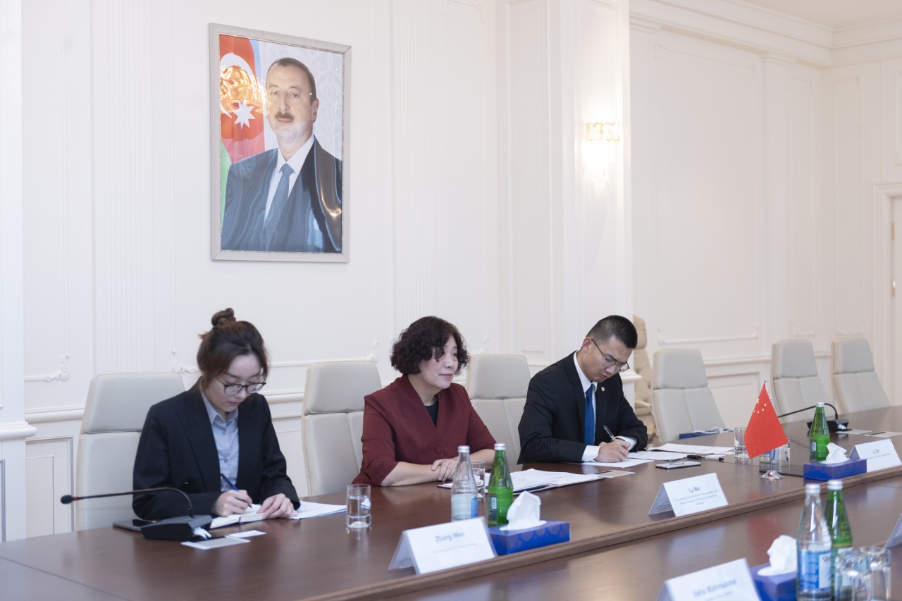 Nazir Məcnun Məmmədov daha bir görüş keçirdi - FOTOLAR