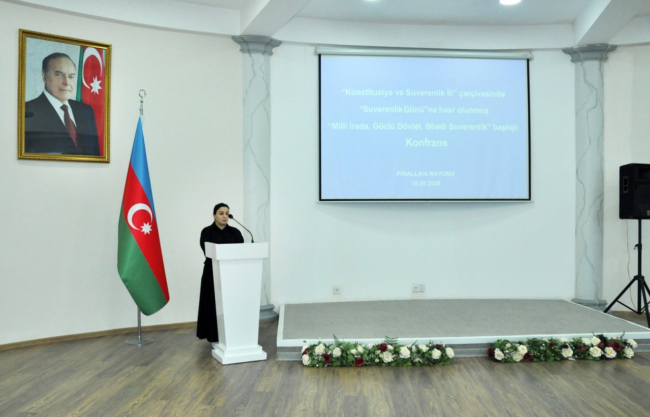 Pirallahıda “Dövlət Suverenliyi Günü”nə həsr olunmuş tədbir keçirildi - FOTOLAR