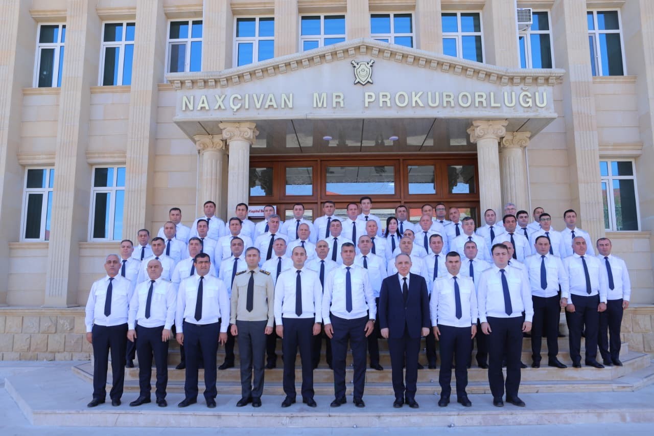 Baş prokuror Naxçıvanda əməliyyat müşavirəsi keçirdi - Tapşırıqlar verdi (FOTOLAR)