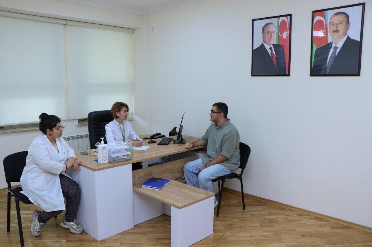 AzMİU-nun əsaslı təmir olunan Tibb Məntəqəsi istifadəyə verildi - FOTOLAR