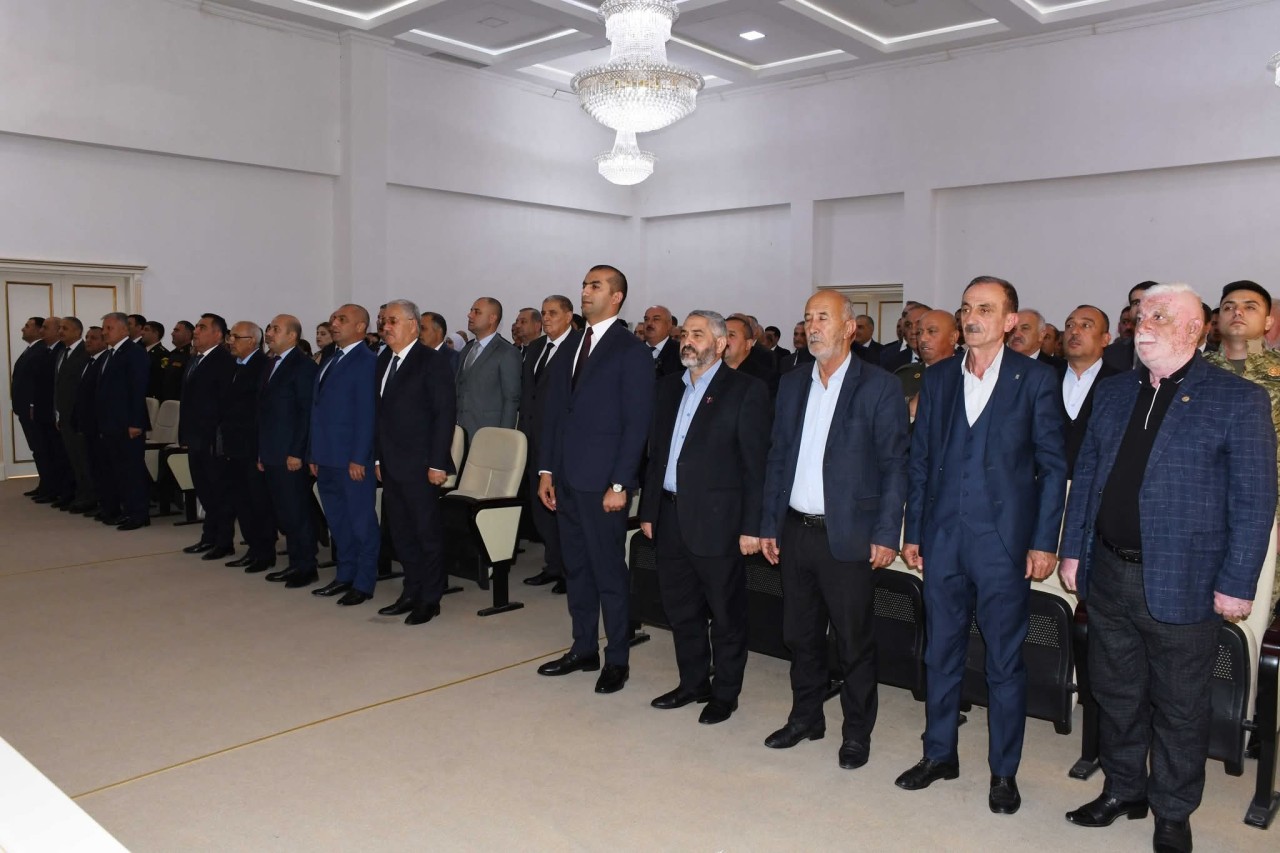 Ağdamda Dövlət Suverenliyi Gününə həsr olunmuş tədbir keçirilib - FOTOLAR