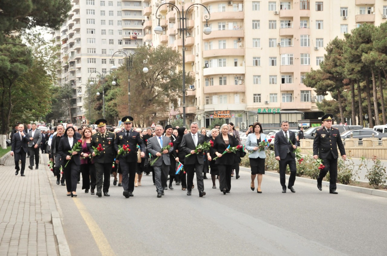 Abşeronda antiterror əməliyyatı şəhidləri anılıb - FOTOLAR
