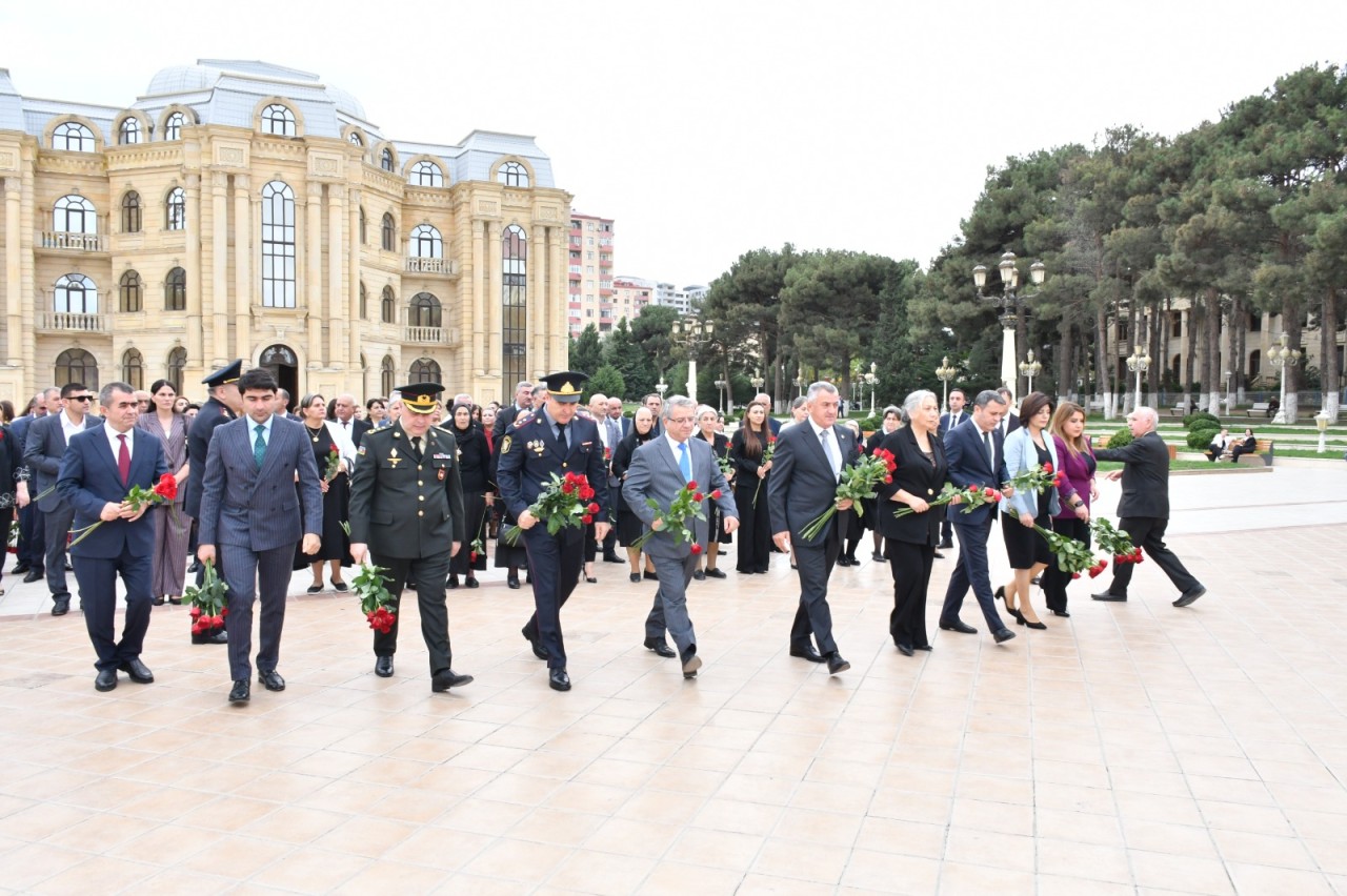 Abşeronda antiterror əməliyyatı şəhidləri anılıb - FOTOLAR
