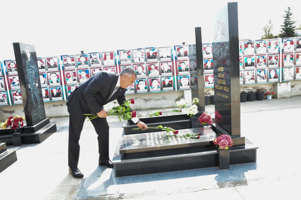 Abşeronda antiterror əməliyyatı şəhidləri anılıb - FOTOLAR