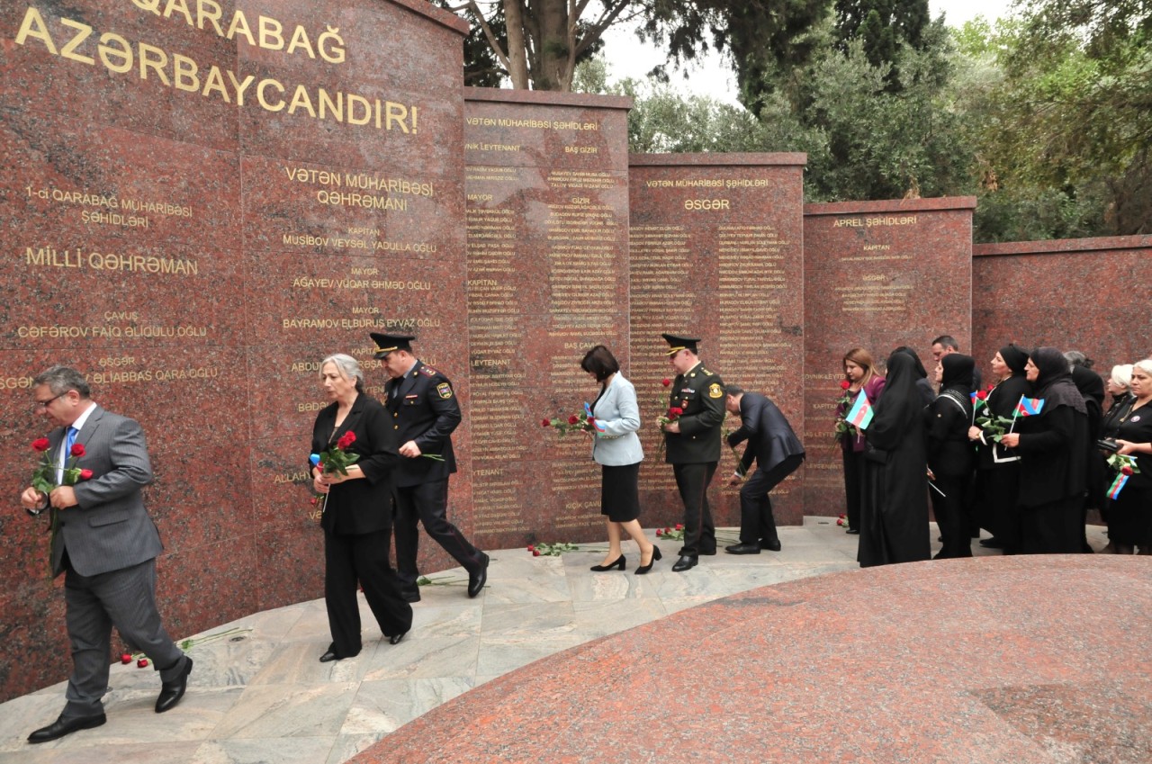 Abşeronda antiterror əməliyyatı şəhidləri anılıb - FOTOLAR