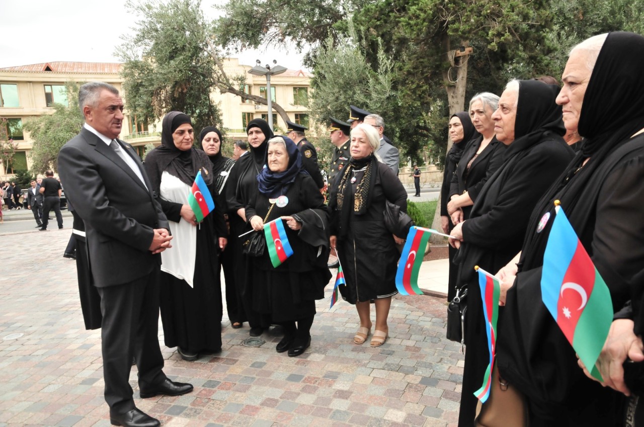 Abşeronda antiterror əməliyyatı şəhidləri anılıb - FOTOLAR