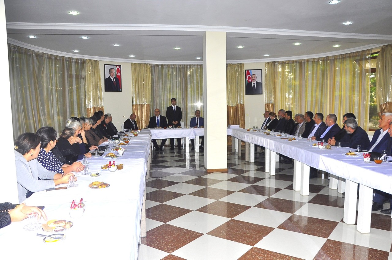 Ağstafada şəhid ailələri ilə növbəti görüş keçirilib - FOTOLAR