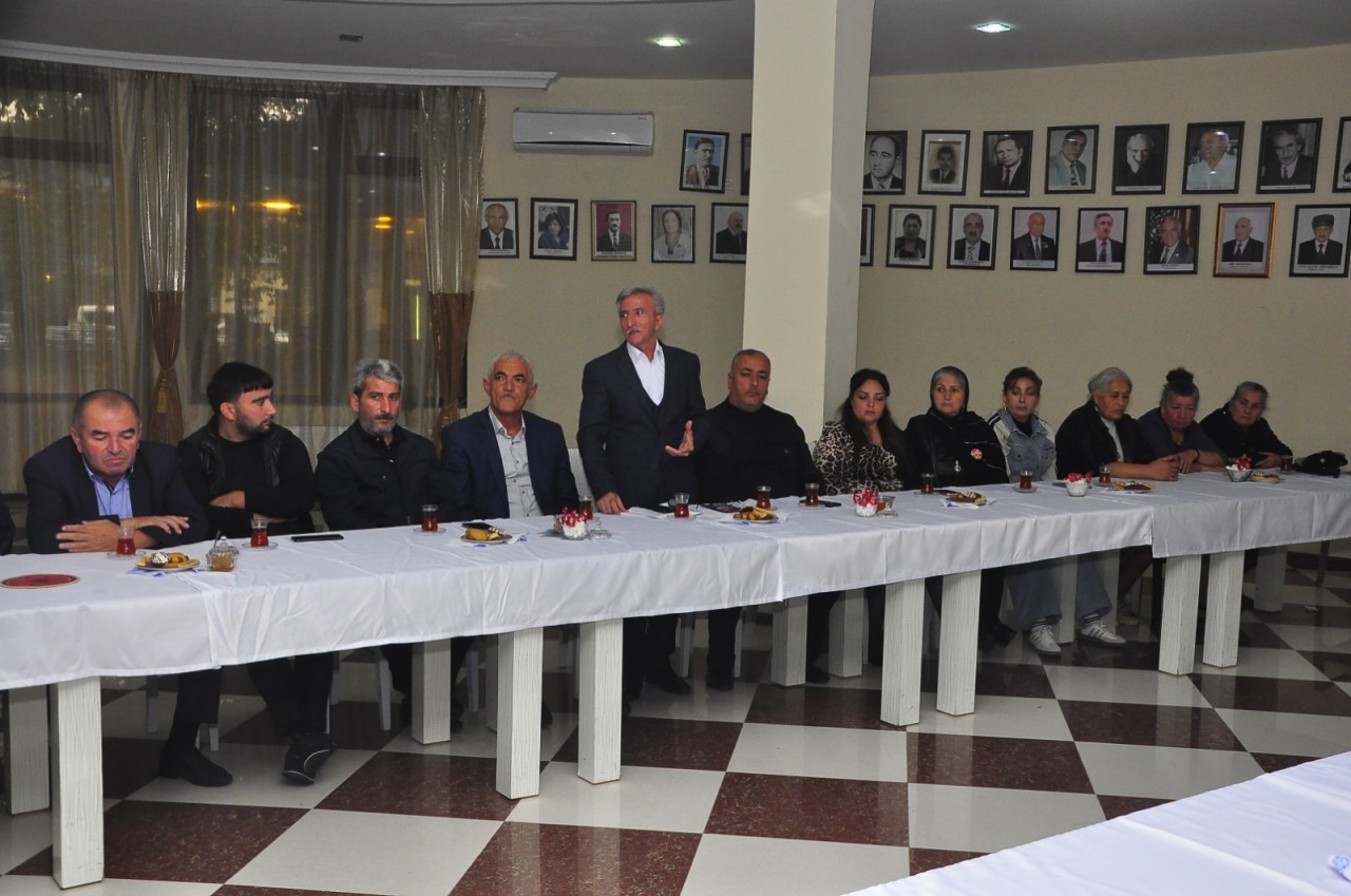 Ağstafada şəhid ailələri ilə növbəti görüş keçirilib - FOTOLAR