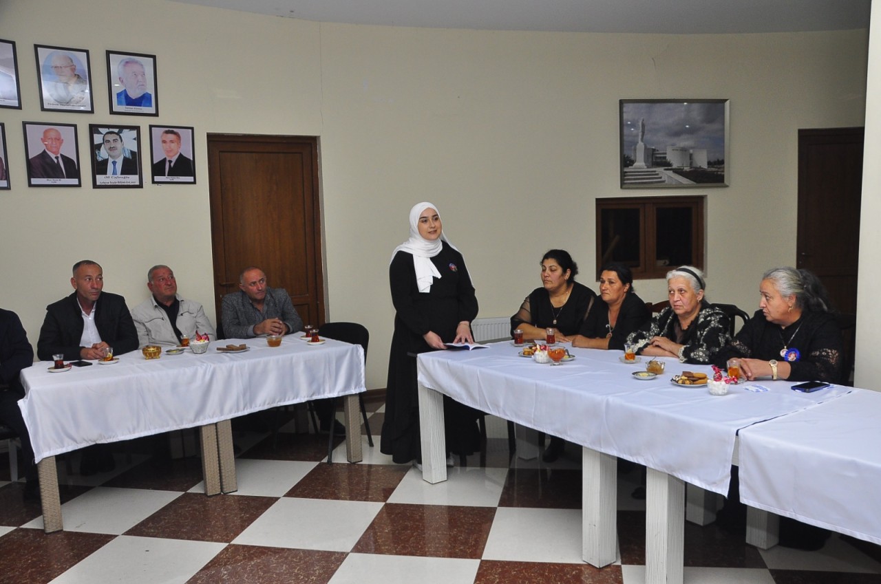 Ağstafada şəhid ailələri ilə növbəti görüş keçirilib - FOTOLAR