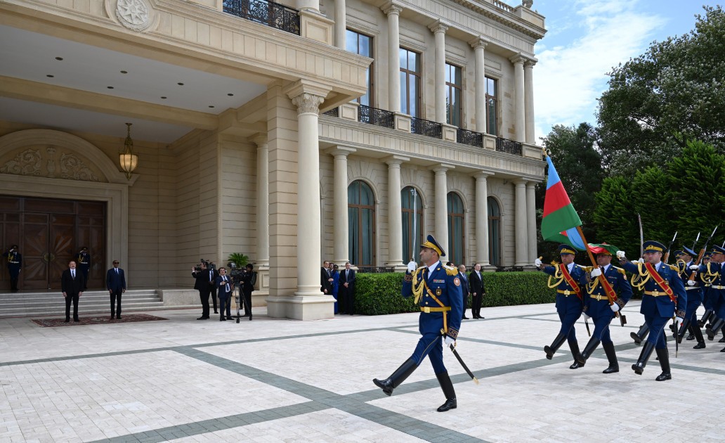 Ruanda Prezidentinin rəsmi qarşılanma mərasimi olub - FOTOLAR