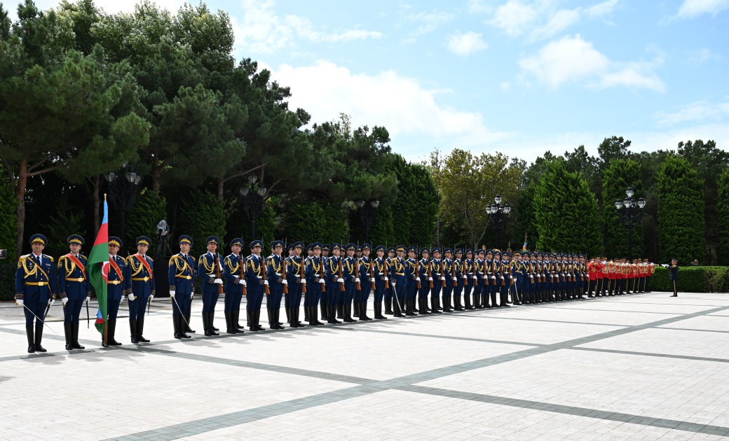 Ruanda Prezidentinin rəsmi qarşılanma mərasimi olub - FOTOLAR