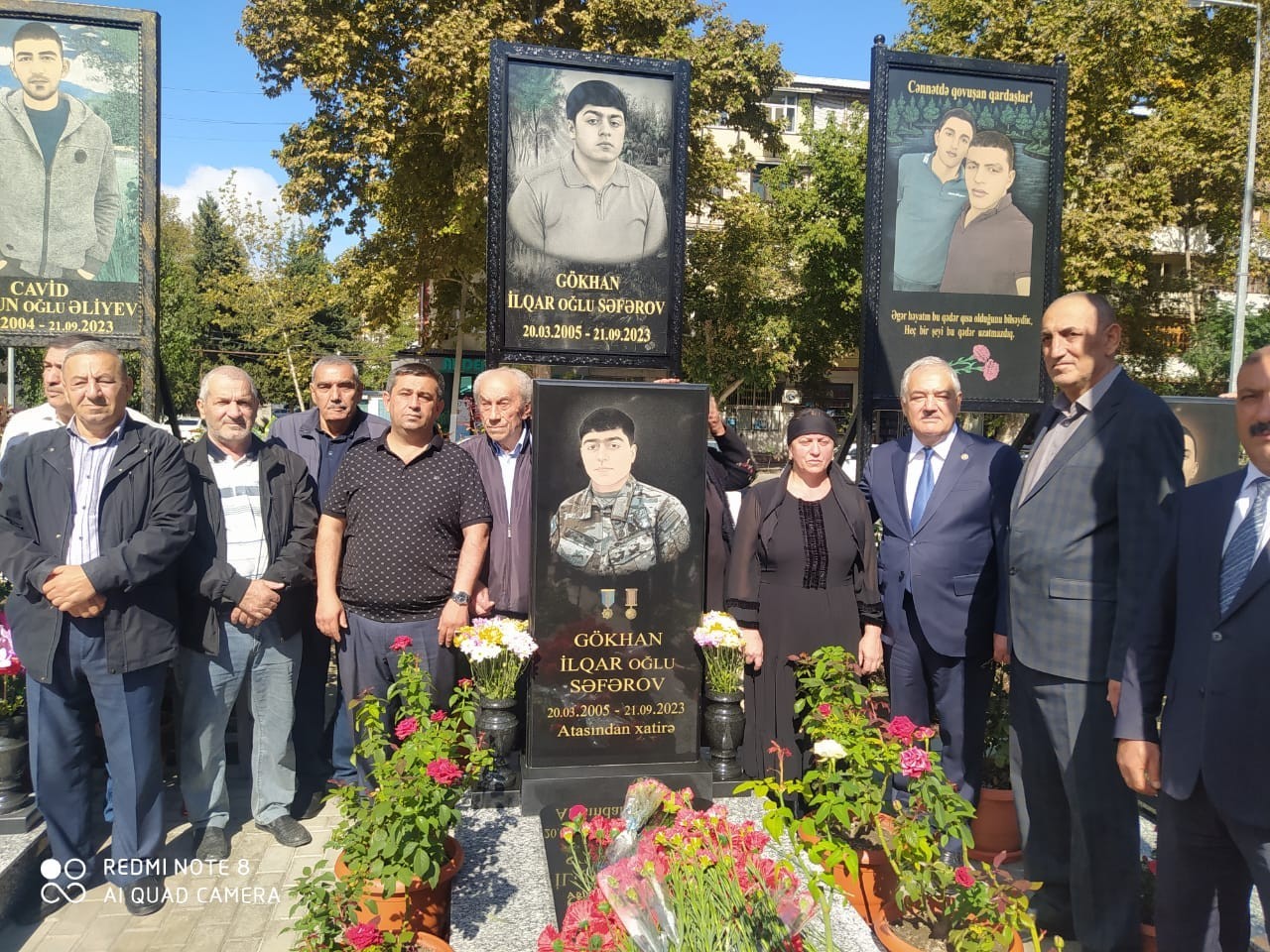 Ağdamda antiterror şəhidlərinin xatirəsi anıldı - FOTOLAR