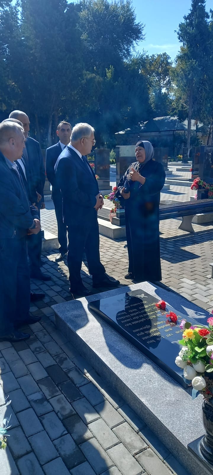 Ağdamda antiterror şəhidlərinin xatirəsi anıldı - FOTOLAR