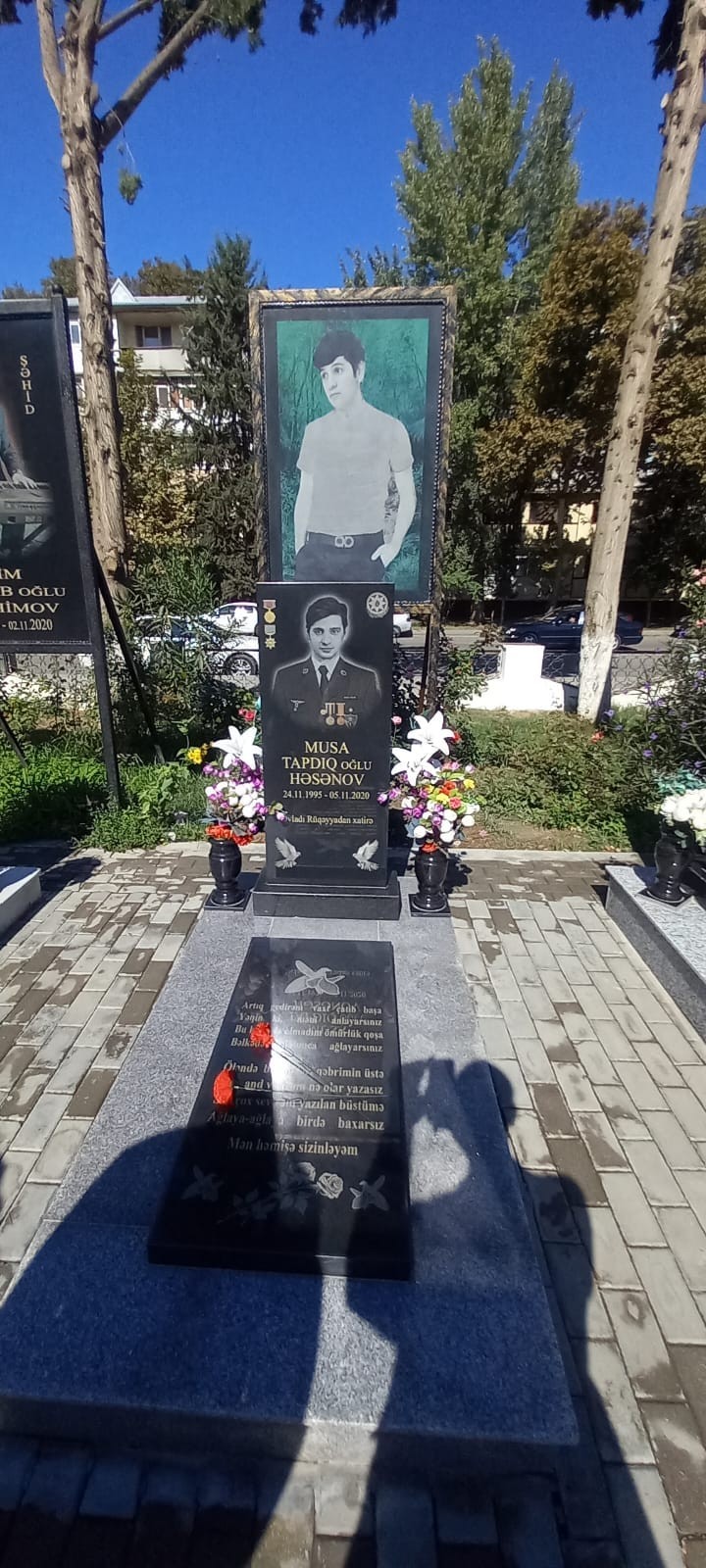 Ağdamda antiterror şəhidlərinin xatirəsi anıldı - FOTOLAR