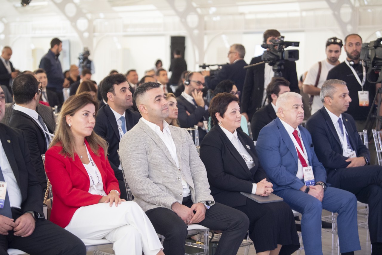 Məcnun Məmmədov beynəlxalq forumda çıxış edib - FOTOLAR