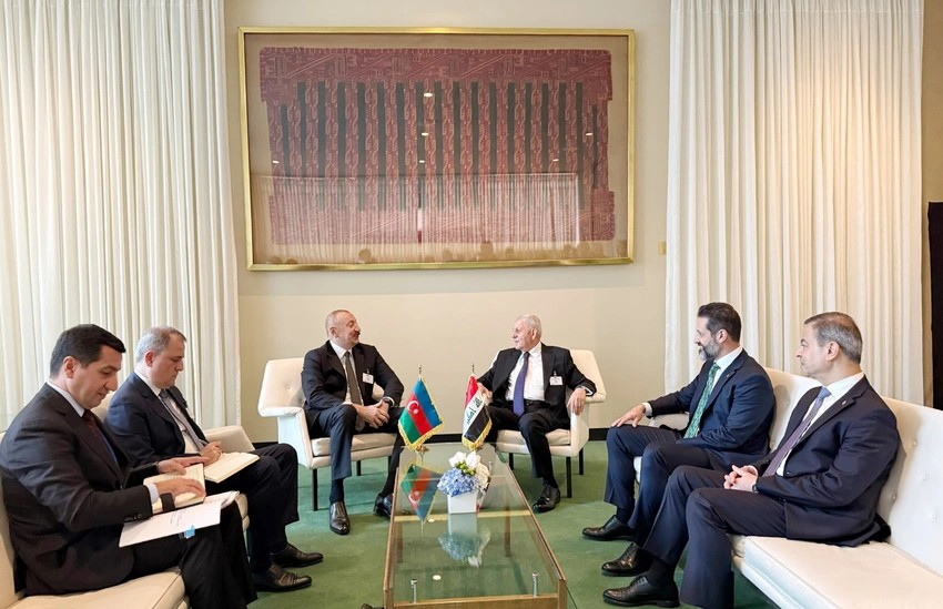 İlham Əliyev  İraq Prezidenti ilə görüşdü - FOTO
