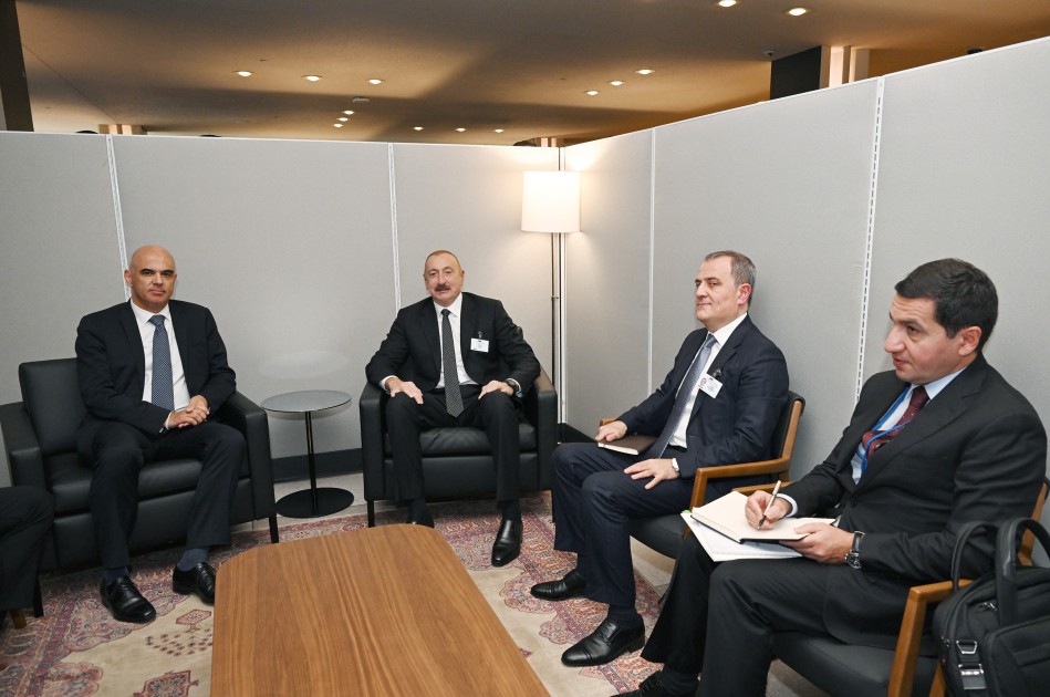 Prezident daha bir görüş keçirdi - FOTOLAR