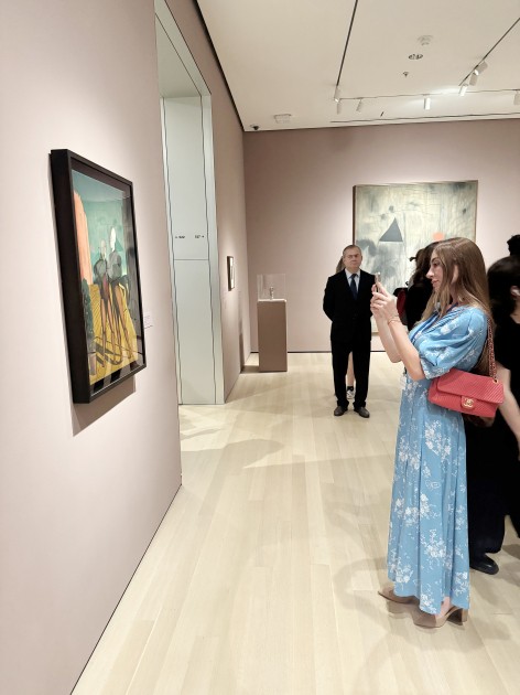 Leyla və Arzu Əliyevalar Nyu-Yorkdakı Müasir İncəsənət Muzeyində - FOTOLAR