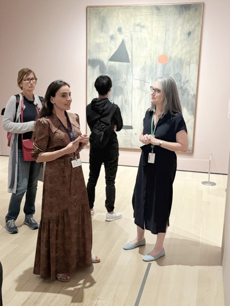 Leyla və Arzu Əliyevalar Nyu-Yorkdakı Müasir İncəsənət Muzeyində - FOTOLAR