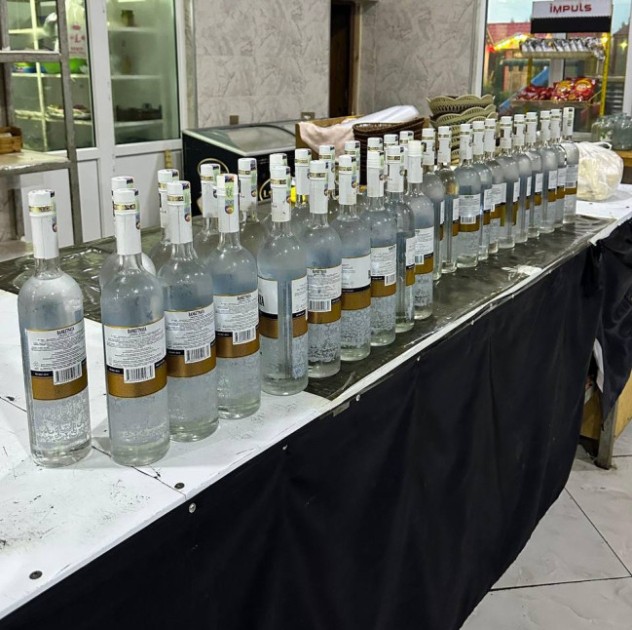 "Ağdərə"də saxta araqlar aşkarlandı - FOTOLAR