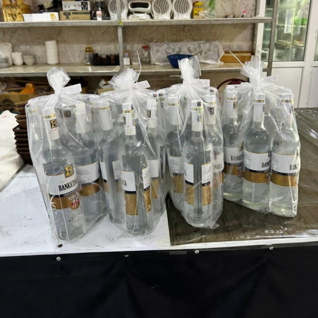 "Ağdərə"də saxta araqlar aşkarlandı - FOTOLAR