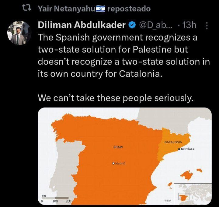 Netanyahunun oğlundan İspaniyaya ilk "həmlə" - FOTO