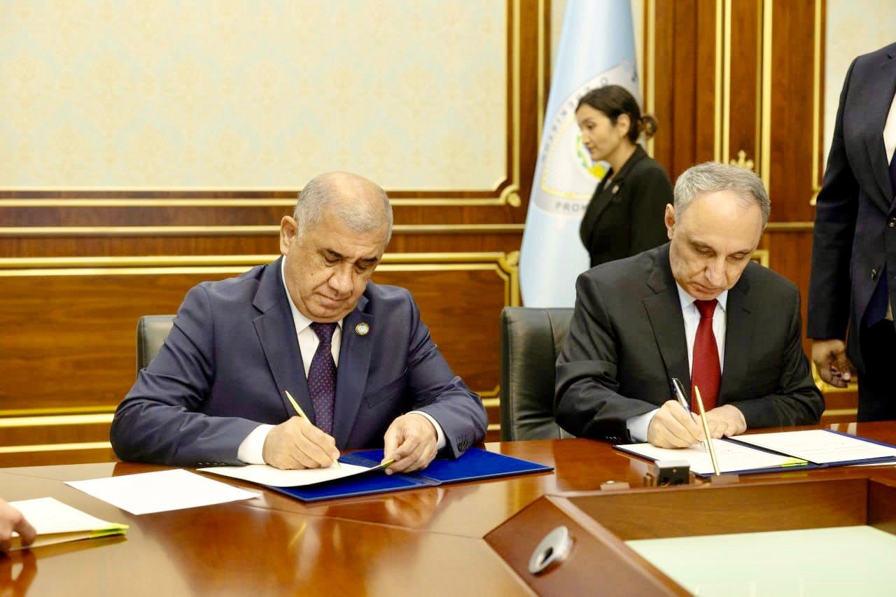Baş prokuror Özbəkistana səfər etdi - Sənəd imzalandı (FOTOLAR)